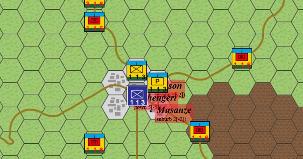 Attack on Ruhengeri - Rwanda, Africa, 1991